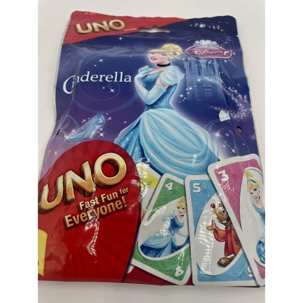 Disney Cinderella Uno Cards-New In Package